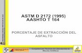 Porcentaje De ExtraccióN Del Asfalto...