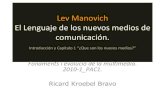 Pac1 Ricard Kroebel Presentacion1 Manovich
