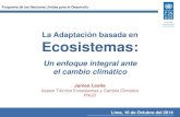 La Adaptación Basada en los Ecosistemas - James Leslie