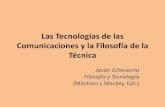 Las tecnologías de las comunicaciones y la filosofía