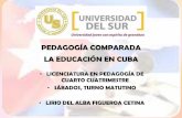 Presentación educación en cuba