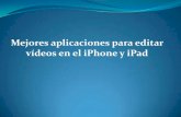Apps para editar videos en iOS