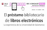 El préstamo bibliotecario de libros electrónicos: la experiencia de la Universidad de Salamanca