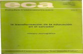 Análisis Sociológico de la Comisión de Educación Ciencia y Desarrollo, ECA #L, junio-agosto 1995
