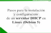 Dhcp en linux (debian5)
