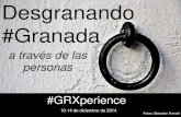 Desgranando Granada a través de las personas y el turismo
