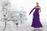 Vestidos de fiesta 2013 Manu Alvarez
