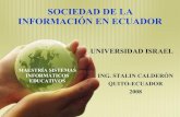 SOCIEDAD DE LA INFORMACIÓN EN ECUADOR