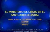 El ministerio de cristo en el santuario celestial 2 juicio inv.