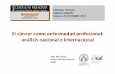 GARCÍA GARCÍA AM (2013) El cáncer como enfermedad profesional, análisis comparativo en la Unión Europea.