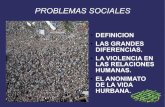 Tema 3. problemas sociales