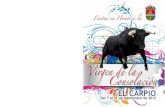 Programa fiestas patronales El Carpio Virgen de La Consolacion Ocio y Rutas Valladolid