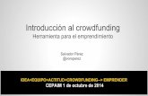 Crowdfunding I - Introducción. El acceso al capital para proyectos de emprendimiento social, y no solo