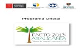 Programa Oficial ENETO Araucanía 2013