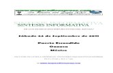 Sintesis informativa 2409 2011