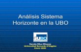 Análisis Sistema Horizonte UBO