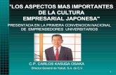 LOS ASPECTOS MAS IMPORTANTES DE LA CULTURA EMPRESARIAL JAPONESA