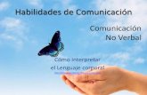 Habilidades de Comunicación (Comunicación No Verbal)
