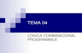 Tema 4: Lógica Combinacional Programable