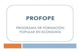 Programa de Formacón Popular en Economía