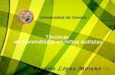 Autismo y sus Técnicas de Aprendizaje