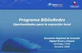 BiblioRedes en Encuentro Regional Inclusion Digital