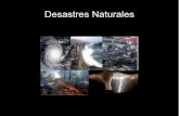 Desastres naturales y Desastres por el hombre