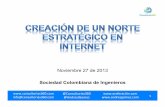Creación de un norte estratégico en internet