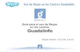 Uso de skype en los Centros Guadalinfo
