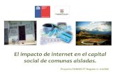 El Impacto de Internet en el Capital Social de Comunas Aisladas