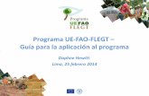 Programa UE-FAO-FLEGT – Guía para la aplicación al programa