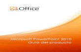Microsoft power point 2010 product guide