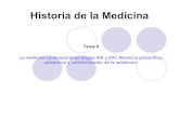 Historia de la medicina: Tema 8