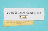 Portal de centro educativo con Moodle