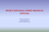 Redes sociales como negocio virtual