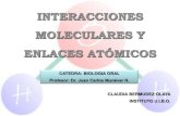 INTERACCIONES MOLECULARES Y ENLACES ATÓMICOS