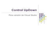 Controles UpDown y ScrollBar de VB en versión Visual Studio