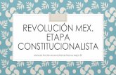 Revolución Mexicana:Etapa constitucionalista