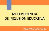 Mi experiencia de inclusión educativa