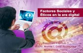 Factores Sociales y Eticos En La Era Digital- Cap 5
