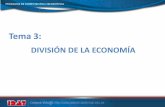 Semana 3 división de la economía