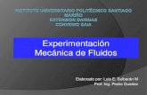Experimentación en Mecánica de Fluidos. Luis Sulbarán