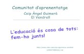 Jornada Escola I Entorn15 Maig 09 Tarragona