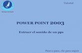 Extraer sonidos de power point 2003