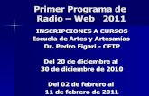 Programa Radio - Web