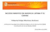 El Acceso Abierto en América Latina y El caribe