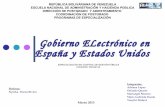 Experiencia de gobierno electronico en espana y estados unidos