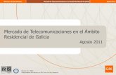 Mercado de Telecomunicacións en Galicia 2011