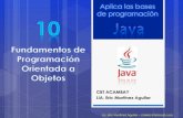10. programación orientada a objetos (java)