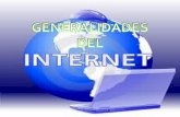 Generalidades del internet a